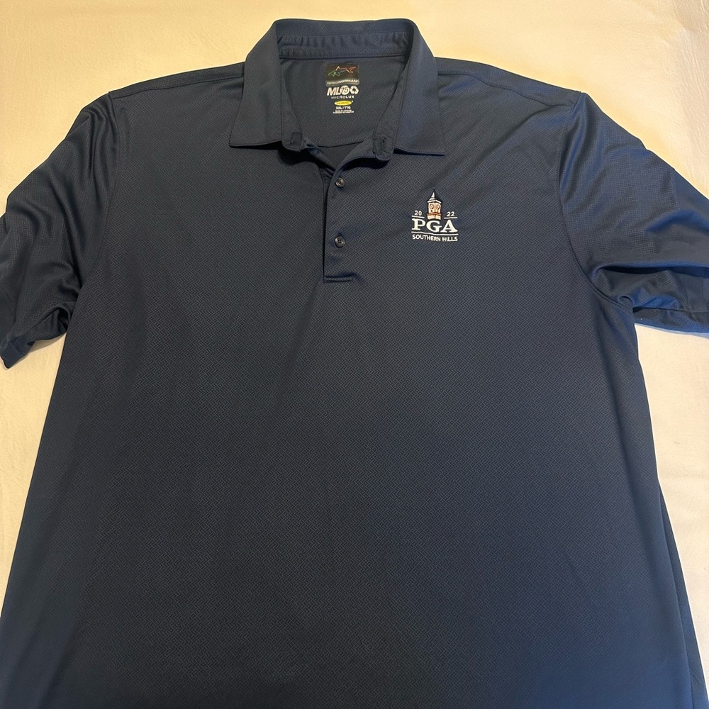 PGA Championship Southern Hills Navy Performance Polo Shirt